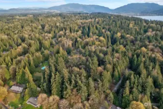 Four of the five appear to be buildable acres.  Gentle slope for ideal drainage. Sloped toward the view.