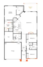 Layout of the 1990C to be built on lot 131.