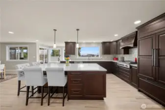 Countertop depth side-by-side refrigerator