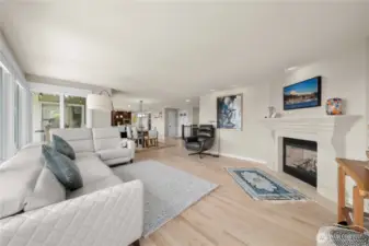 Gas fireplace