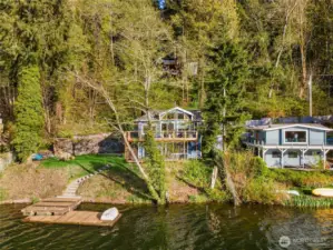 Lake Side Aerial View