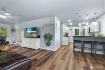 Freshly remodeled - it is pretty much ALL NEW! Freshly painted with new flooring and trim. Light fixtures and ceiling fans.