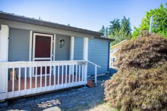 Covered front porch