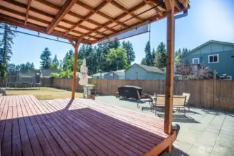 Covered back deck