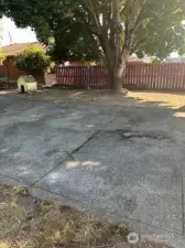 Huge patio area