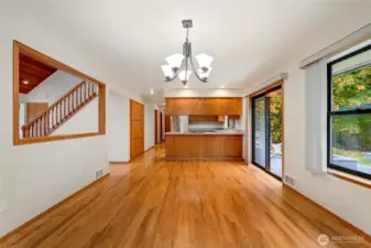 2nd Living/Family Room Open to Dining Area~