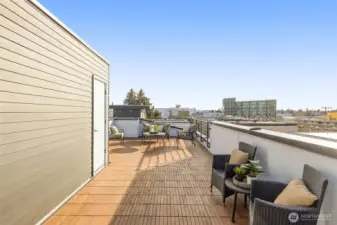 Plenty of room and separate spaces to host a group of friends