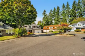 Tucked away on a wide, quiet cul-de-sac