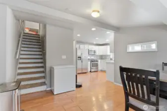 Backdoor entrance view.