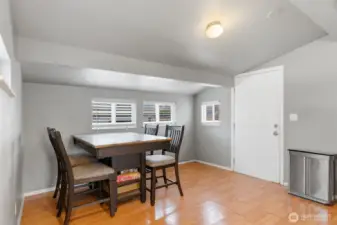 Dining area.