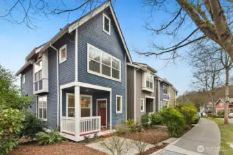 A fresh "welcome home" view in a desirable neighborhood known for its community feel and historic charm.