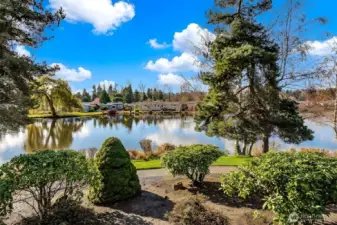 Front view overlooking Reflection Lake