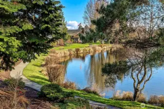 Front view overlooking Reflection Lake