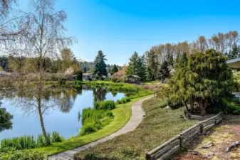 Front view overlooking Reflection Lake