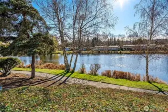 Front view overlooking Reflection Lake