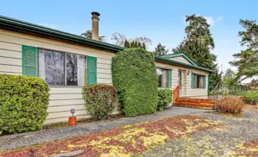 Front of home overlooking Reflection Lake to the southwest for great year round light.