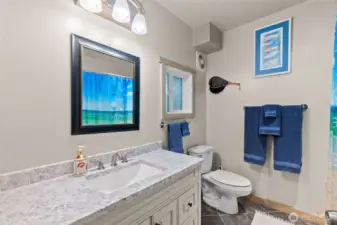 Main floor full bathroom.