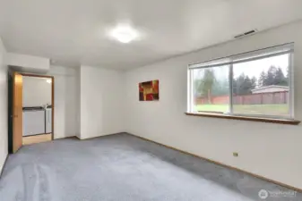 Another view of the huge flex room.