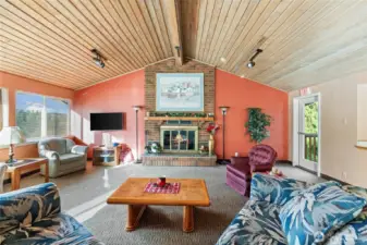 Rec room common entertaining space