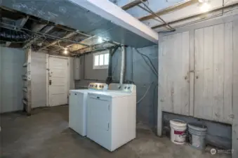 Washer and dryer are included