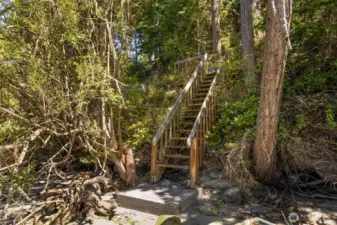 Stairs to the beach