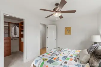 This delightful bedroom is exactly where you'll want to settle in every night.