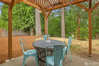Covered outdoor dining