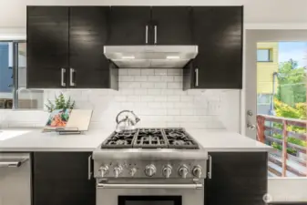 6-burner gas range