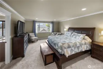 Moving upstairs. Primary bedroom
