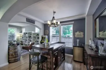 Formal dining room.