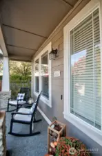 Cozy front porch