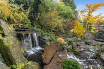 Imagine this high cascade setting is your own backyard!