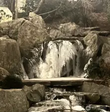 Angel Wings formed in ice and snow, January 2024