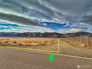 Access along paved county-maintained Eastlake Rd and through property