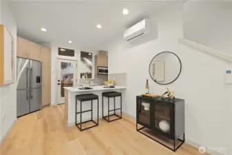 Photos of similar unit to showcase floor plan and quality.