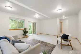 Light and bright daylight basement with so much space!