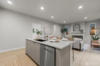 Interior pictures are of the model home. Individual home may vary in floorplan orientation and color scheme.