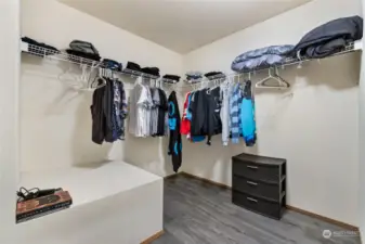 Large walk-in closet