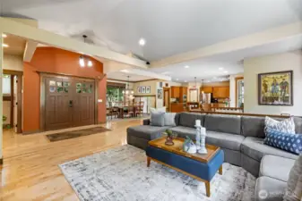 Comfortable upstairs living room