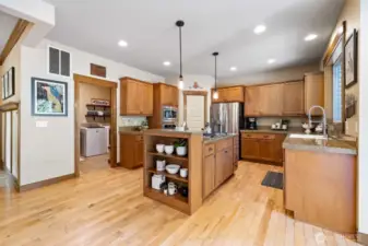Kitchen with plenty of natural light