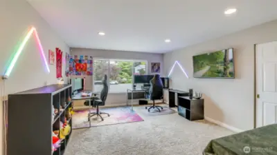Flexible bonus space upstairs—perfect for a guest room, game room, office, or whatever you need