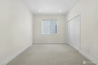 Large main floor den that can easily be used as a 5th bedroom.