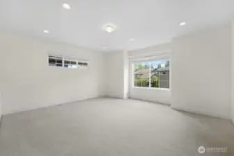 Bonus room on second floor - an abundance of natural light and space