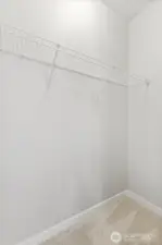 One of two Primary closets.