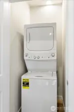Washer and Dryer located on top floor.