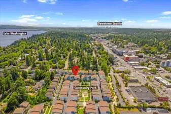 Looking South toward UW and Seattle.