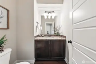 Main floor powder room