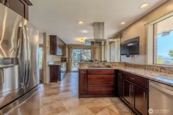Natural light in the kitchen