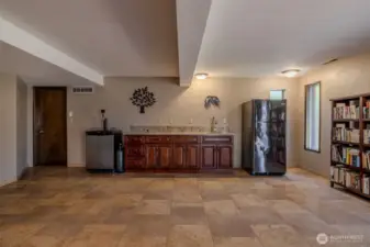 Basement kitchenette