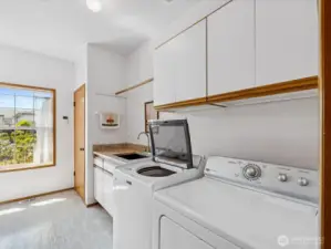 Laundry room.